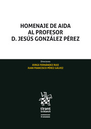 Homenaje de Aida al Profesor D. Jesús González Pérez