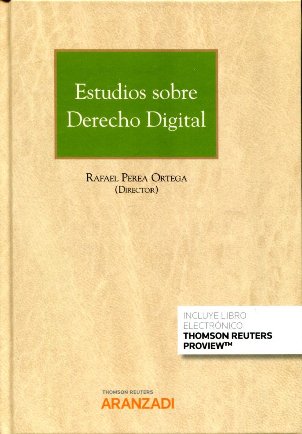 Estudios sobre Derecho digital
