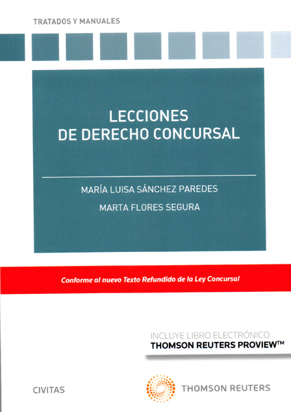 Lecciones de derecho concursal. Conforme al nuevo texto refundido de la ley concursal
