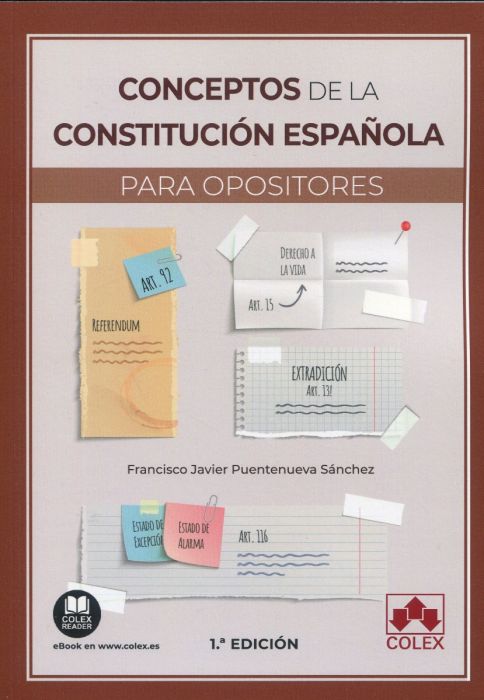 Conceptos de la Constitución Española para opositores