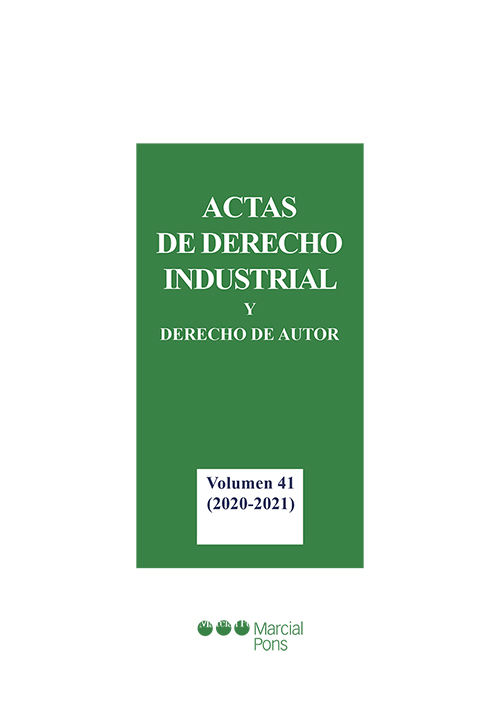 Actas de Derecho Industrial y Derecho de Autor Volumen 41: (2020-2021)