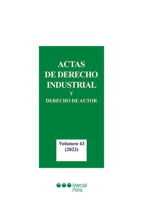 Actas de Derecho Industrial y Derecho de Autor. Volumen 43. 2023