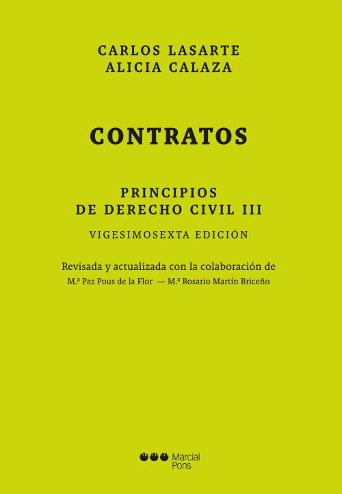 Principios de Derecho Civil. Tomo III. Contratos