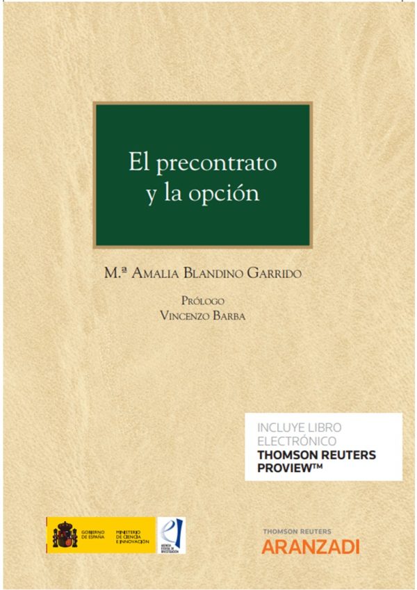 El precontrato y la opción