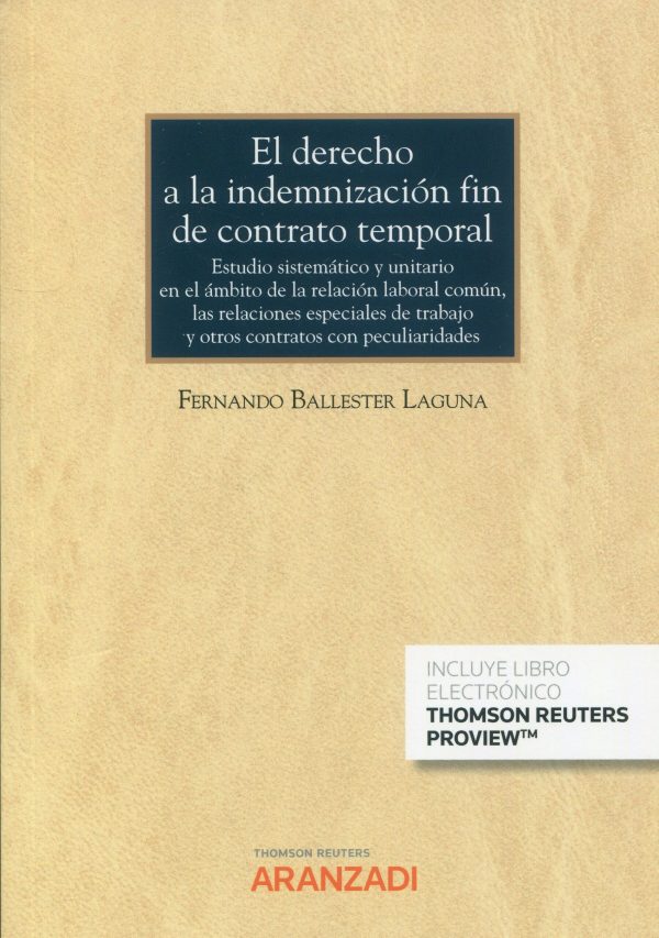 El Derecho a la indemnización fin de contrato temporal