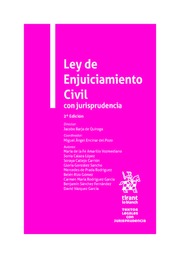 Ley de Enjuiciamiento Civil con jurisprudencia
