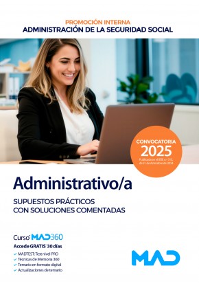 Administrativo/a Seguridad Social (promoción interna) Administración General del Estado. Supuestos prácticos con soluciones comentadas