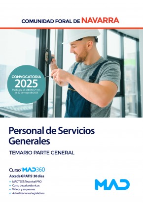 Personal de Servicios Generales. Comunidad Foral de Navarra. Temario. Parte general