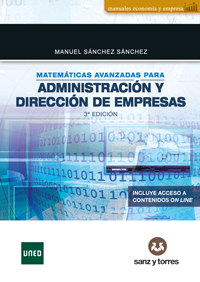 Matemáticas avanzadas para administración y dirección de empresas