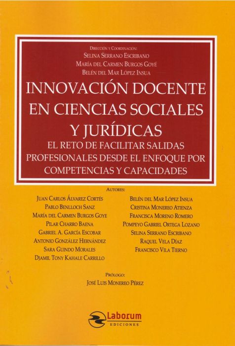 Innovación docente en Ciencias Sociales y Jurídicas