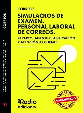 Correos 2026. Simulacros de Examen. Personal de Reparto, Agente-Clasificación y Atención al Cliente