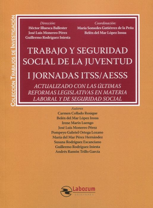 Trabajo y seguridad social de la juventud. I Jornadas ITSS/AESSS