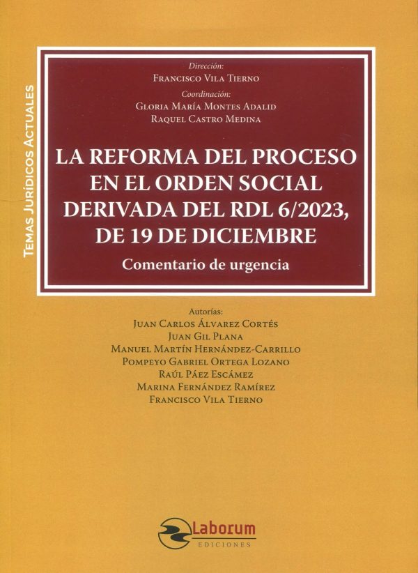 La reforma del proceso en el Orden Social derivada del RDL 6/2023, de 19 de diciembre