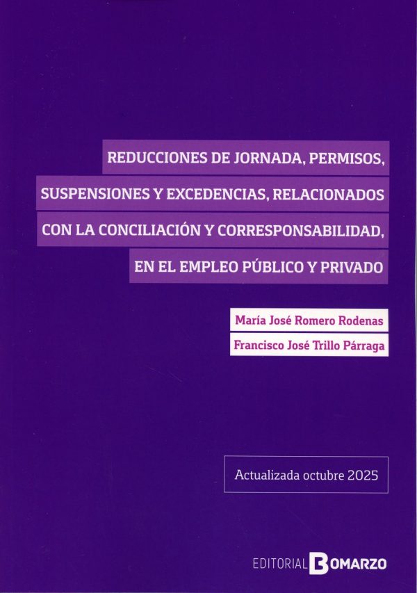 Reducciones de jornada, permisos, suspensiones y excedencias, relacionados con la conciliación y corresponsabilidad, en el empleo público y privado
