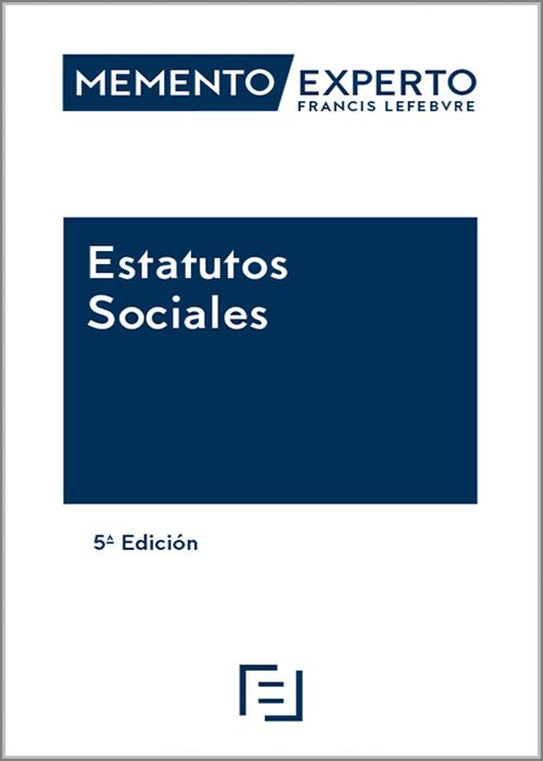Memento Experto Estatutos Sociales