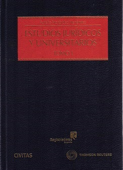 Estudios jurídicos universitarios. 2 volúmenes