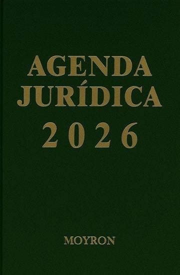 Agenda jurídica Moyron. Verde. 2026
