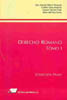 Derecho Romano. Tomo I.