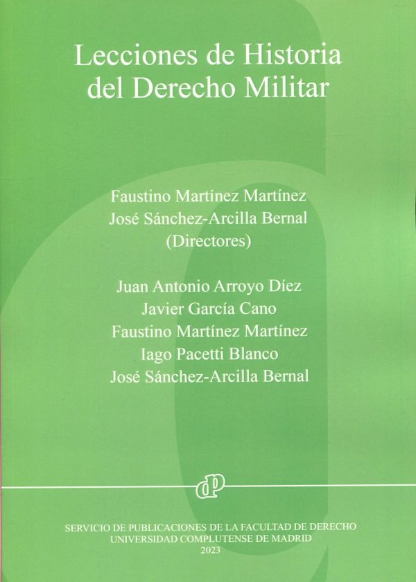 Lecciones de historia del Derecho Militar