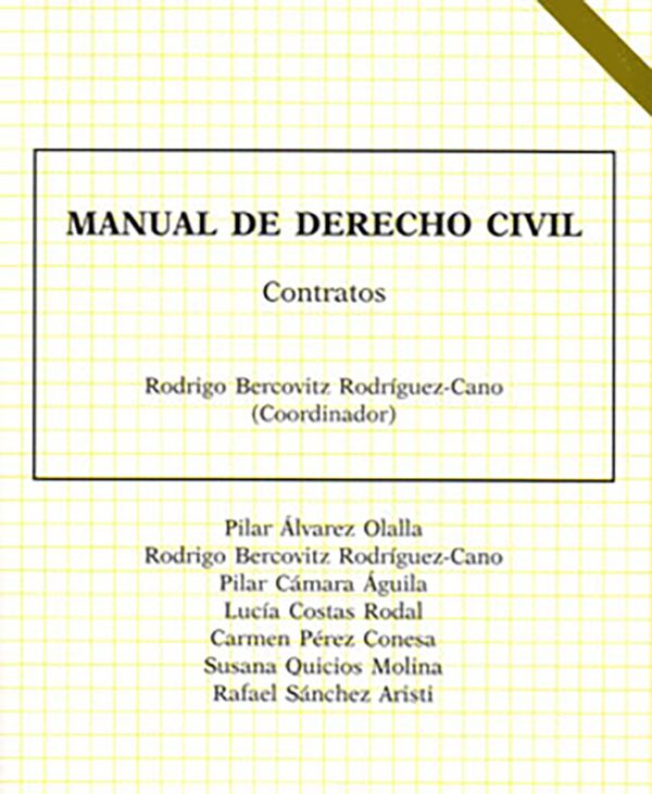 Manual de derecho civil. Contratos