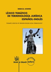 Léxico temático de terminilogía jurídica español-inglés