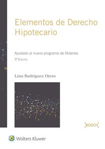 Elementos de Derecho hipotecario