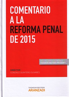 Comentario a la Reforma Penal de 2015