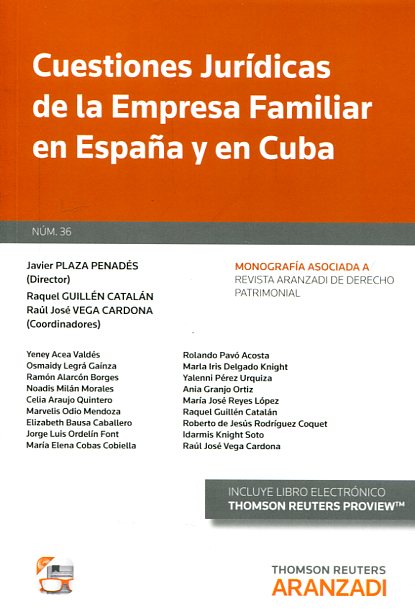 Cuestiones Jurídicas de la Empresa Familiar en España y en Cuba