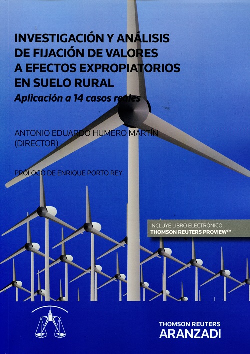 Investigación y análisis de fijación de valores a efectos expropiatorios en suelo rural