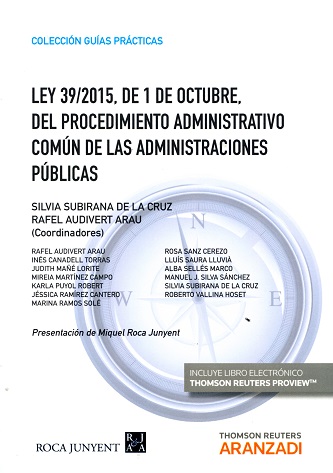 Ley 39/2015, de 1 de octubre, del procedimiento administrativo común de las administraciones públicas
