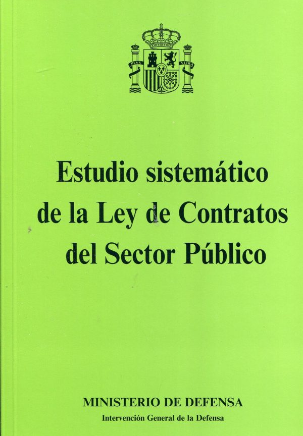 Estudio sistemático de la Ley de Contratos del Sector Público