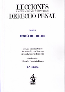 Lecciones y materiales para el estudio del Derecho Penal II. Teoría del Delito