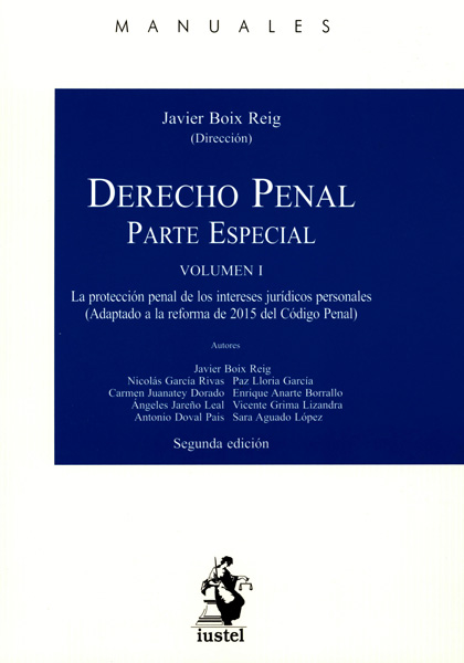 Derecho penal. Parte especial. Volumen I