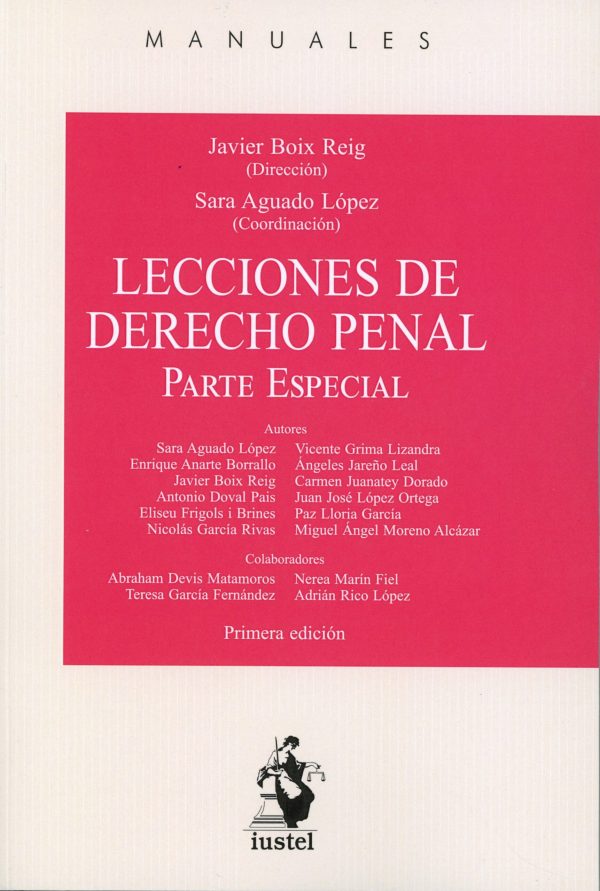 Lecciones de derecho penal. Parte Especial