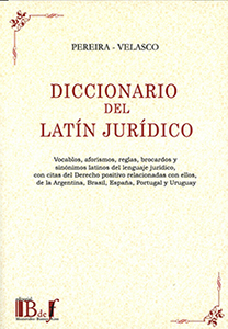 Diccionario del latín jurídico