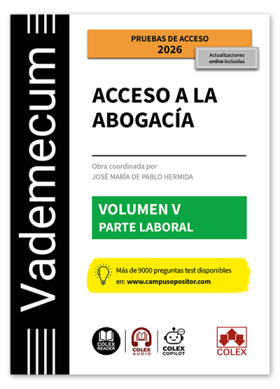 Vademecum Acceso a la abogacía. Volumen V. Parte específica laboral