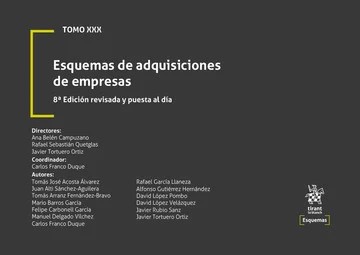 Tomo XXX. Esquemas de Adquisiciones de empresas