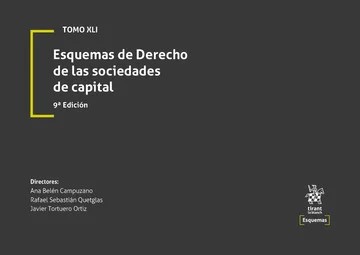 Tomo XLI. Esquemas de Derecho de las Sociedades de Capital