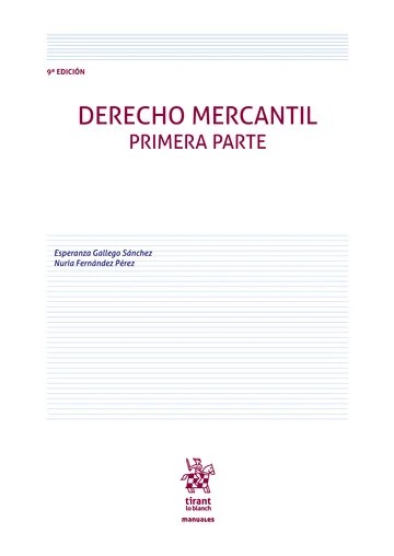Derecho Mercantil. Primera parte