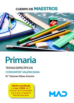 Cuerpo de Maestros. Primaria. Temas específicos. Comunitat Valenciana