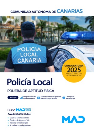 Policía Local de Canarias. Comunidad Autónoma de Canarias. Prueba de aptitud física