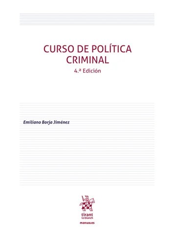 Curso de política criminal