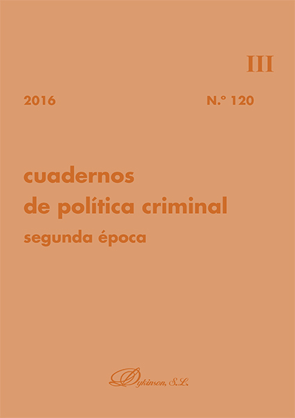 Recensión. Cuadernos de Política Criminal. Número 120