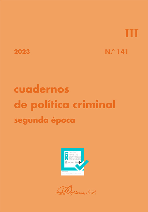 Recensión. Cuadernos de Política Criminal. Número 141