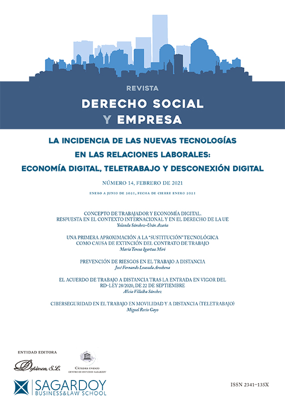 PREVENCIÓN DE RIESGOS EN EL TRABAJO A DISTANCIA