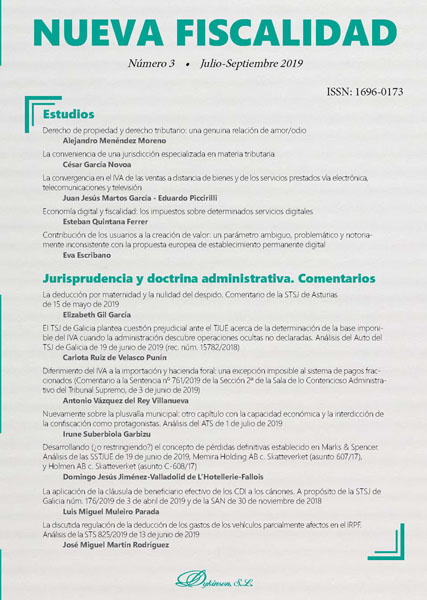 Derecho de propiedad y derecho tributario: una genuina relación de amor/odio