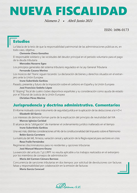 El informe motivado como instrumento de seguridad jurídica en la aplicación de las deducciones a la I+D+i