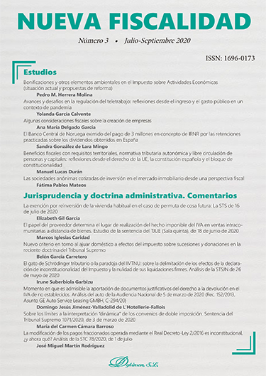 Algunas consideraciones fiscales sobre la creación de empresas