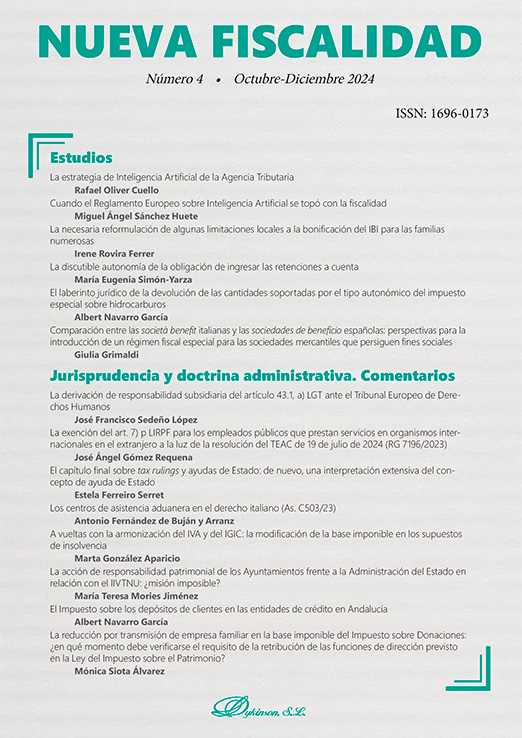 La acción de responsabilidad patrimonial de los Ayuntamientos frente a la Administración del Estado en relación con el IIVTNU: ¿misión imposible?
