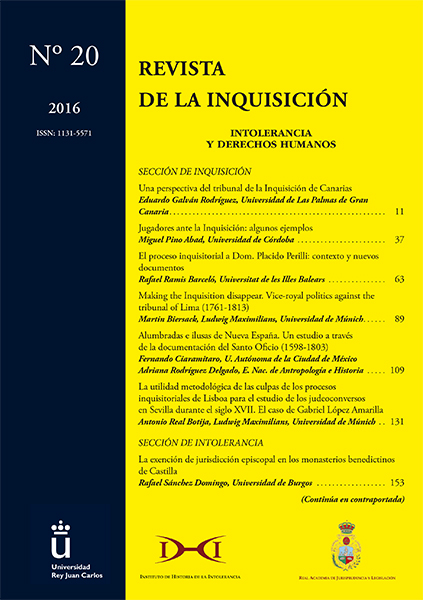 Jugadores ante la Inquisición: algunos ejemplos